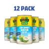 Tropical Sun coconut water with pieces 330ml x 12 Cans (Uk Import)