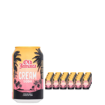Old Jamaica Cream Soda 330ml x 24 cans (Uk Import)
