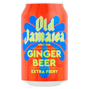 New old jamaica Ginger Beer Extra Fiery 330ml x 24 (Uk Import)