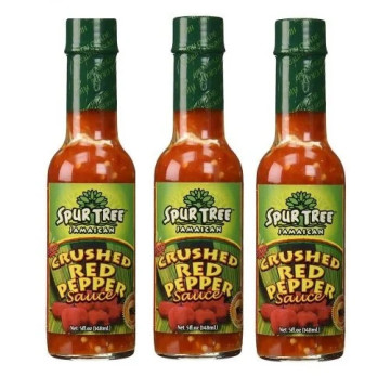Spur Tree Crushed Red Pepper Sauce 148ml x 3 pack (Uk Import)