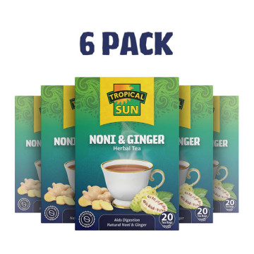 Tropical Sun Noni & Ginger Tea 20b 40g x 12 boxes (Uk Import)