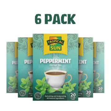 Tropical Sun Peppermint Tea 20b 40g x 12 boxes (Uk Import)