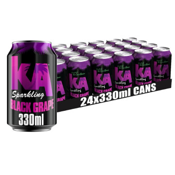 KA Sparkling Black Grape 330ml x 24 Cans
