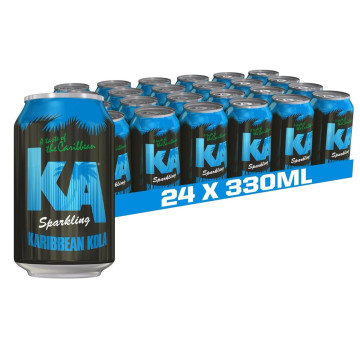 KA Sparkling "Karribean Kola" 330ml x 24 cans