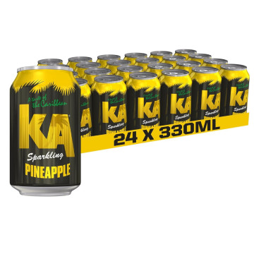 KA Sparkling Pineapple Drink 330ml x 24 Cans