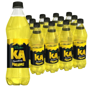 KA Sparkling Pineapple Drink 500ml x 12 Bottles