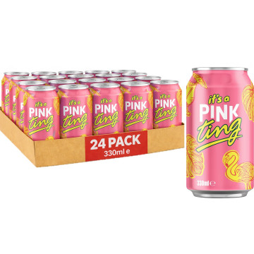 Its a Pink Ting soda  330ml x 24 Cans (Uk Import)