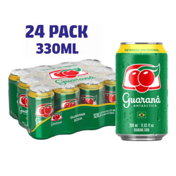 Guanana Antartica 330ml x 24 Cans (Brazil Import)