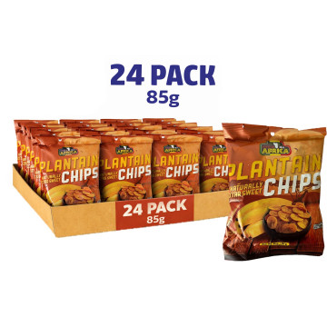 Pride of Africa Plantain Naturally Extra Sweet Chips 85g