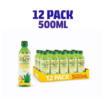 Grace Aloe Vera Mango Drink 500ml x 12 (Uk Import)