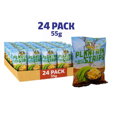 Pride of Africa Plantain Strips - Natural Sweet 55g