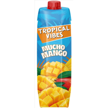 Tropical Vibes mucho mango 1L x 6 (Uk Import)