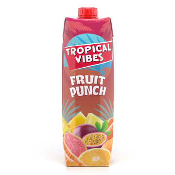 Tropical Vibes Fruit Punch 1LItre x 6(uk import)