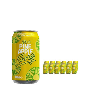 Ting Pineapple Soda 330ml x 24 cans (Uk Import)