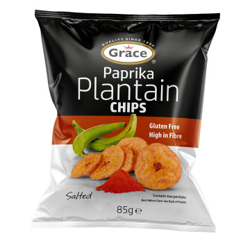 Grace Paprika Plantain Chips 85g x 9 (Colombia Import)