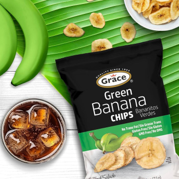 Grace Lime Plantain Chips 85g x 9 Wholesale
