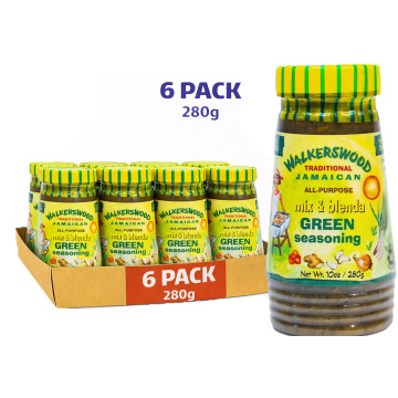 Walkerswood All-Purpose Mix&Blenda Green Seasoning 280g x 6 pack (Uk Import)