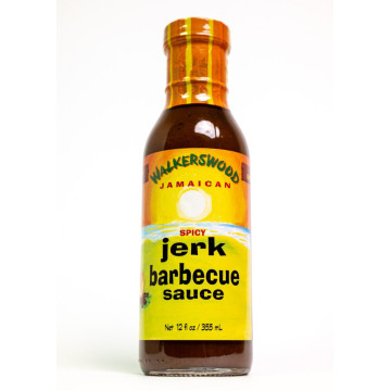Walkerswood Spicy Jamaican Jerk Barbecue Sauce 355ml x 6 bottles (Uk Import)