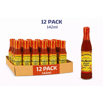 Walkerswood plenty hot jamaican fire stick pepper sauce 142ml x 12 (Uk Import)