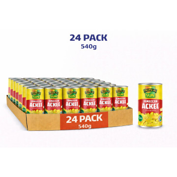 Tropical Sun Ackee 540g Pack of 24 (Uk Import)