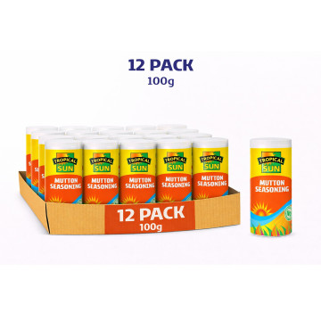 Tropical Sun Mutton Seasoning 100g x 12 Jars (Uk Import)