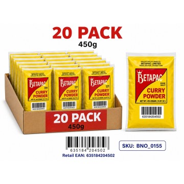 Betapac Curry Powder 450g 20 Pack Wholesale