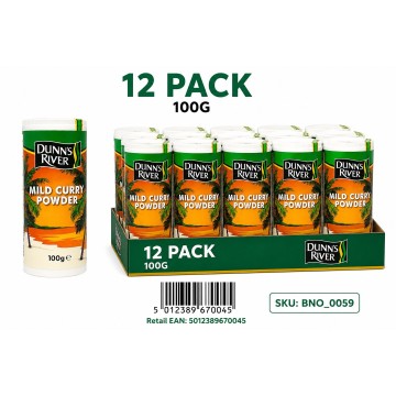 Dunn's River Caribbean Mild Curry Powder 100g Wholesale
