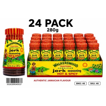 Walkerswood Hot & Spicy Jerk Seasoning 280g x 24