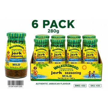 Walkerswood Mild Jerk Seasoning 280g x 6 Wholesale
