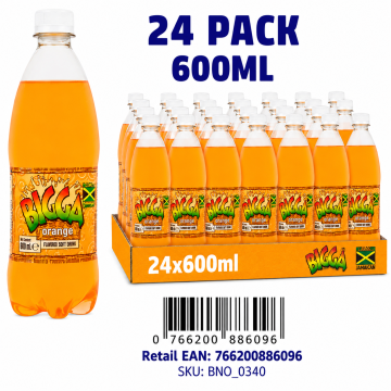 Buy Bigga Orange Soft Drink 24 x 600ml Bottles - Wholesale | Dubai UAE