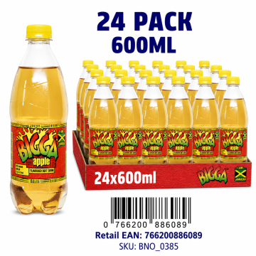 Buy Bigga Apple Soda 24 x 600ml Wholesale in Dubai UAE
