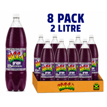 Buy Bigga Grape Soda 8 x 2L Wholesale Dubai UAE