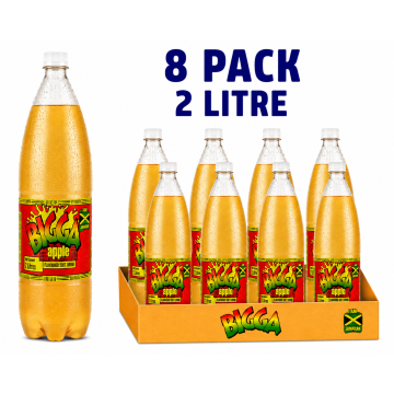 Buy Bigga Apple Soft Drink 8 x 2L Bottles - Wholesale | Dubai UAE