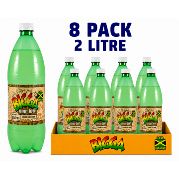 Buy Bigga Ginger Beer 8 x 2L Wholesale Dubai UAE