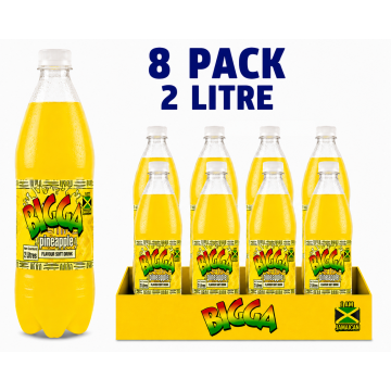 Buy Bigga Pineapple Soda 8 x 2L Wholesale Dubai UAE