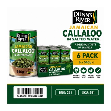 Dunn's River Jamaican Callaloo 540g x 6 Wholesale