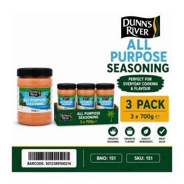 Dunn's River All Purpose Seasoning 700g x 3 Wholesale