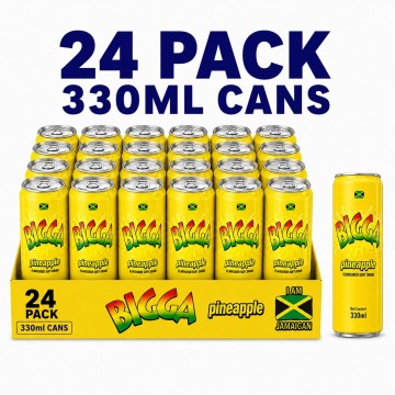 Buy Bigga Pineapple Soft Drink 24 x 330ml Cans - Wholesale | Dubai UAE