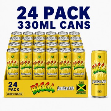 Buy Bigga Jamaican Kola Soft Drink 24 x 330ml Cans - Wholesale | Dubai UAE