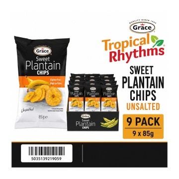 Grace Sweet Plantain Chips 85g x 9 Wholesale