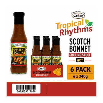 Grace Scotch Bonnet Grilling Sauce 340g x 6 Wholesale