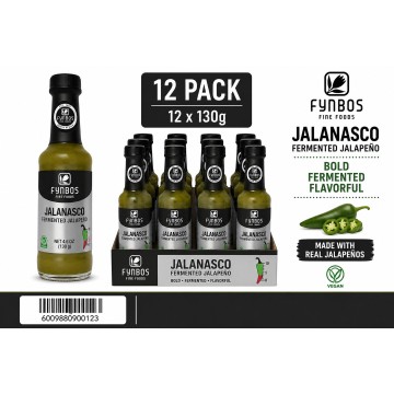 Fynbos Jalanasco Fermented Jalapeño Sauce 130g x 12 pack