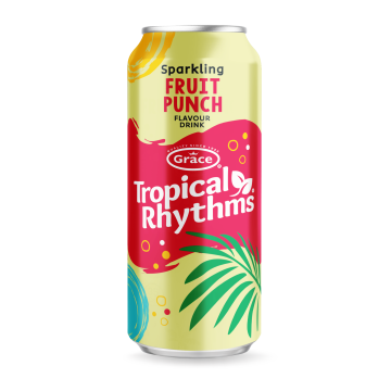 Grace Tropical Rhythms sparkling Fruit Punch 330ml x 12