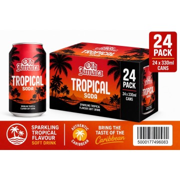 Old Jamaica Tropical Soda 330ml x 24 Wholesale