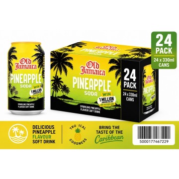 Old Jamaica Pineapple Soda 330ml x 24 Wholesale