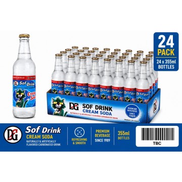 D&G Cream Soda 355ml x 24 Wholesale