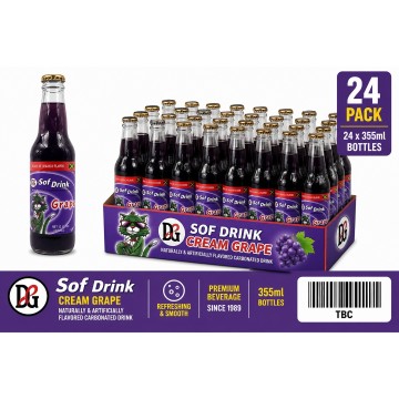D&G Cream Soda 355ml x 24 Wholesale