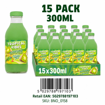 Buy Tropical Vibes Sours Kawaii Kiwi 15 x 300ml Bottles - Wholesale | Dubai UAE