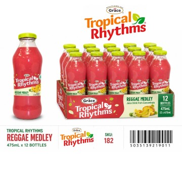 Grace Tropical Rhythms Fruit Punch 475ml x 12