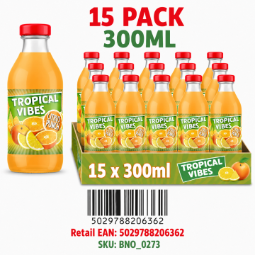 Buy Tropical Vibes Triple Melon Lemonade 15 x 300ml Bottles - Wholesale | Dubai UAE
